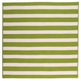 thumbnail image 1 of TR29R144X144S Stripe It - Bright Lime 12 square Rug, 100% Polypropylene - Square., 1 of 2