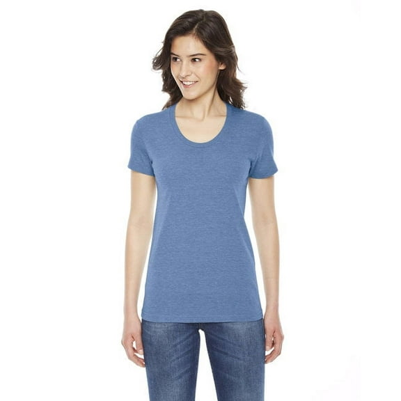 TR301W American Apparel Ladies Triblend T-Shirt Athletic Blue 2XL