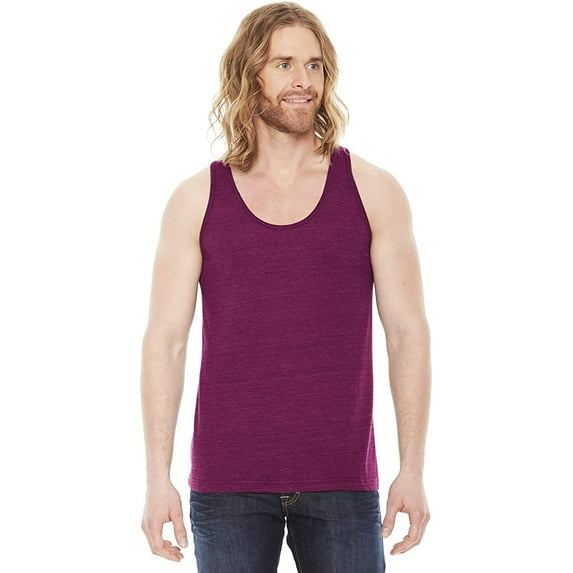 TR408W American Apparel Unisex Triblend Tank Tri Cranberry XS
