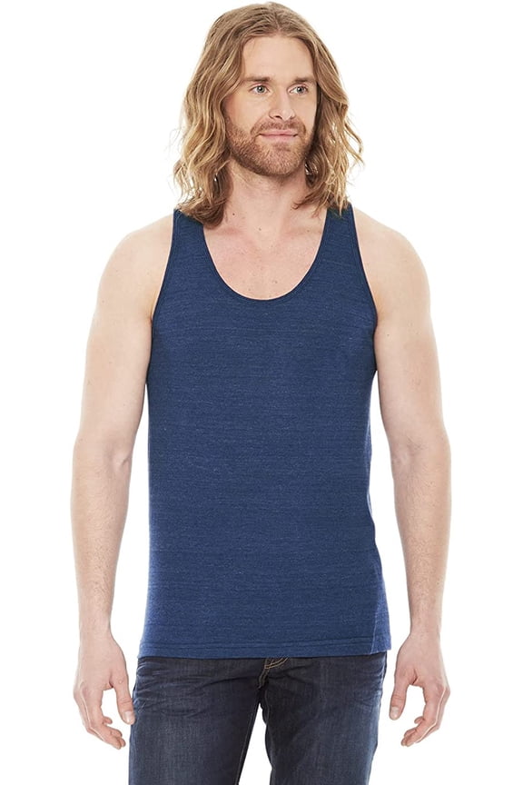 TR408W American Apparel Unisex Triblend Tank Tri Indigo XS