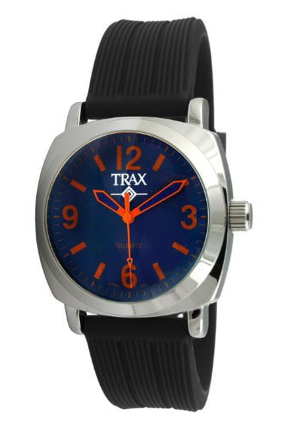 TR5008-OB Women's Shelley Blue Dail Black Rubber Strap Watch
