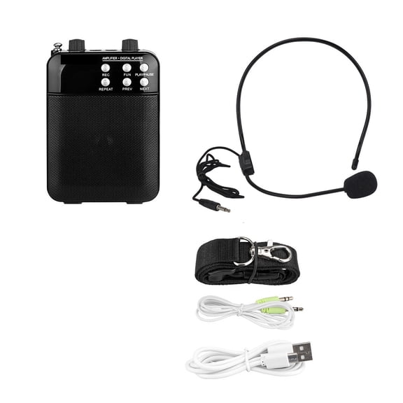 TR619 Megaphone Portable 3W FM Recording Voice Amplifier Teacher Microphone Speaker Mp3 Player ,Loud Volume