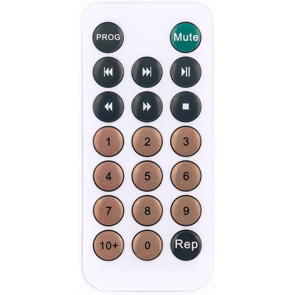 TR621 Replacment Remote Control fit for RETEKESS TR621 CD and Cassette Player