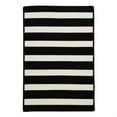 thumbnail image 1 of TR89R108X144S Stripe It - Black White 9x12 Rug, 100% Polypropylene - Rectangle., 1 of 4
