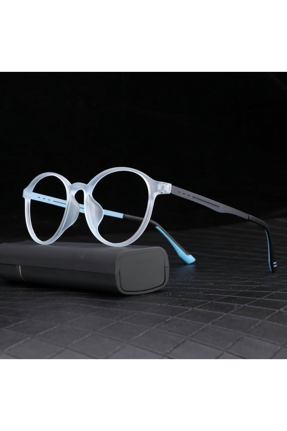 TR90 Retro Round Sunglasses with UV Protection, Resin Lenses, and Full Frame Design for Stylish Eye Protection