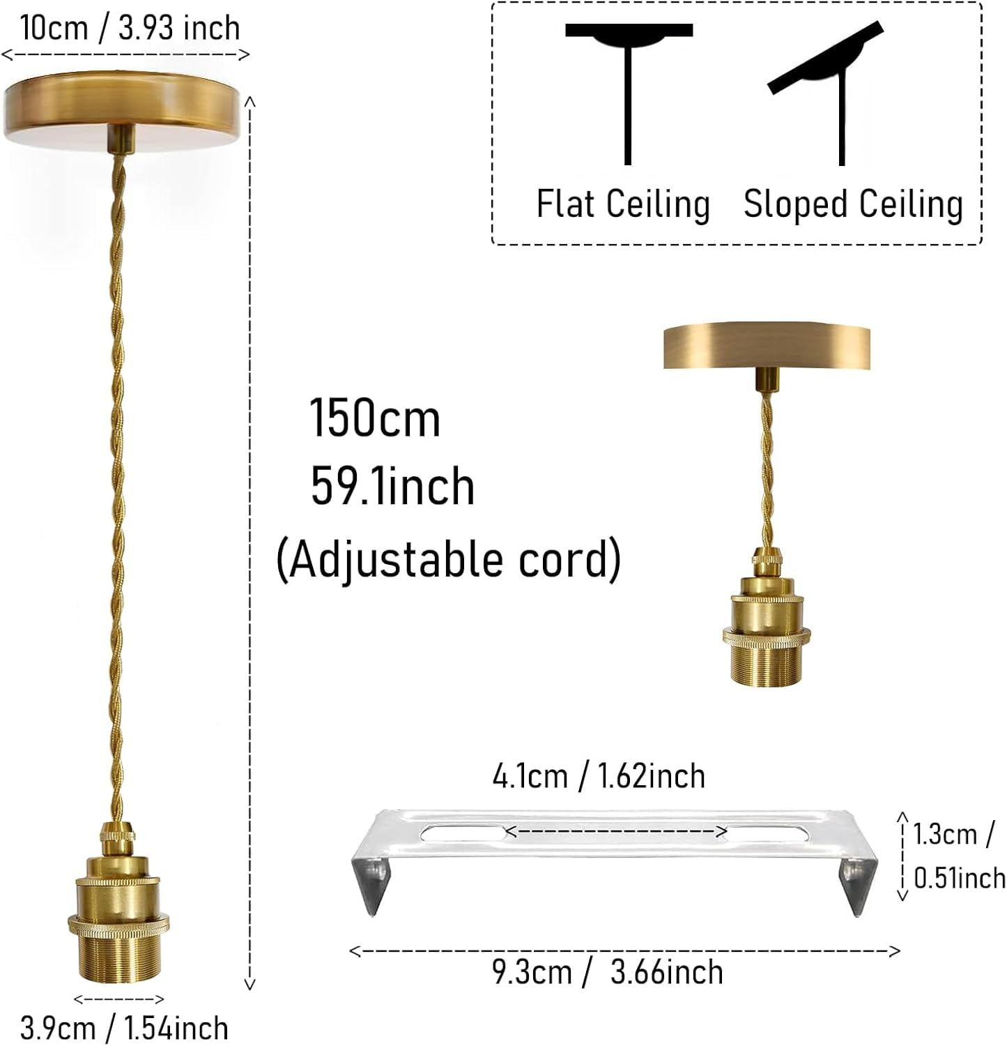 Ceiling Rose Socket Pendant Lamp Holder E27 - China E27 Lamp Holder And