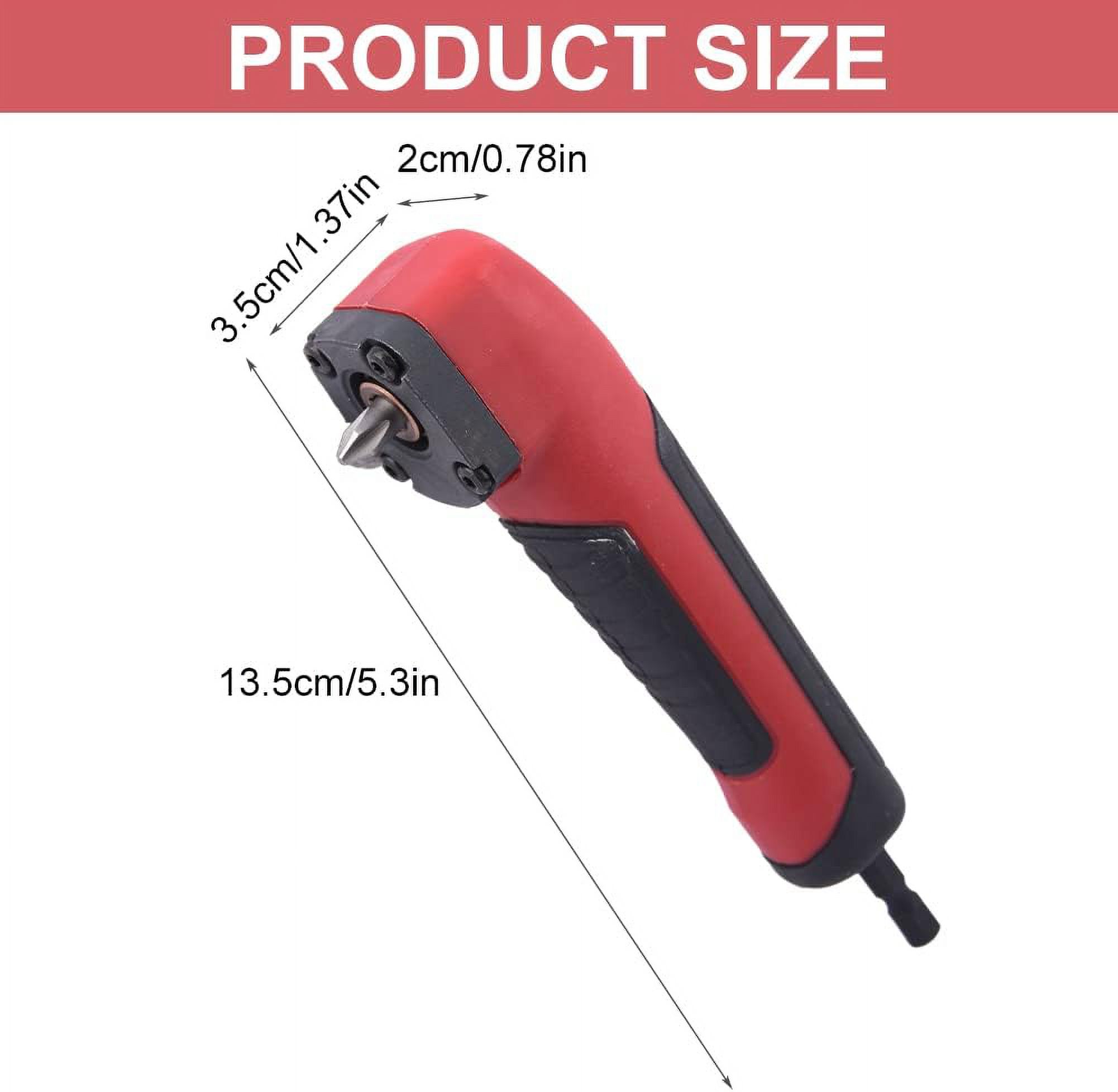Tip Corner Adapter TRA-1PC Right Angle Attachment Electric Screwdriver Repair 90 Degree ...