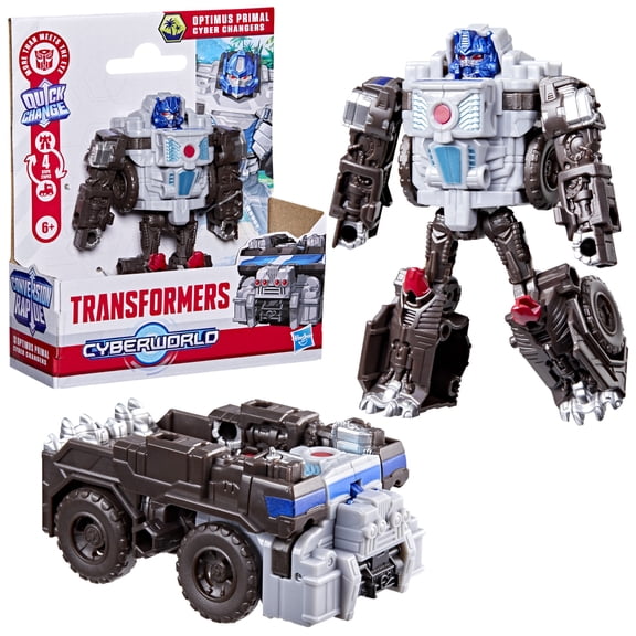 Transformers Cyberworld Cyber Changers Optimus Primal Action Figure