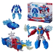 Transformers Toys CYBERWORLD Optimus Prime & Autobot Mirage High Seas Heroes Figures