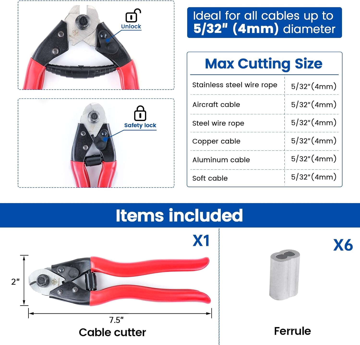 ASI Hand Lever DIN Rail Cutter - Cuts 35x7.5mm, 35x15mm, 32 Asymmetrical & 15mm Mini Steel Rails