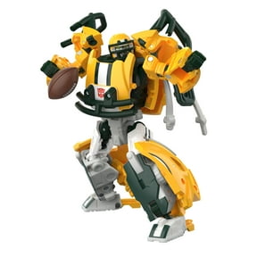 Transformers Toys NFL Green Bay Packers Tundra Prime 5.5" Action Figure, 8+