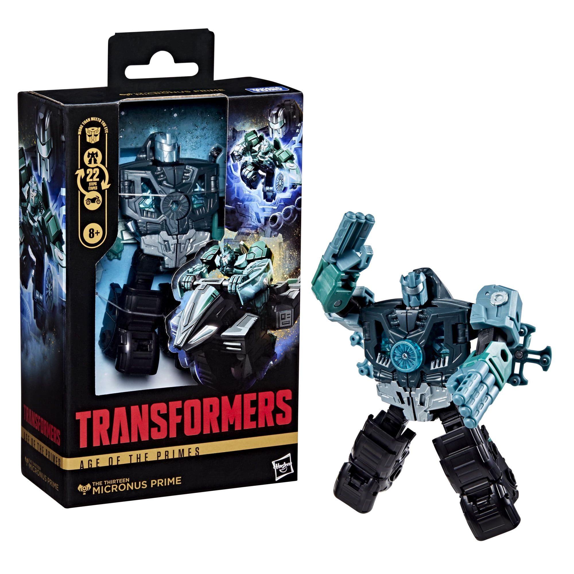 Transformers Toys Age of the Primes The Thirteen Micronus Prime 5.5" Action Figure, 8+