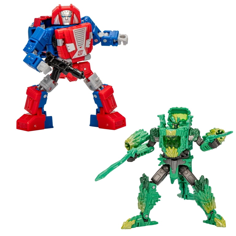 Transformers G1 Universe Autobot Gears and Infernac Shard Action