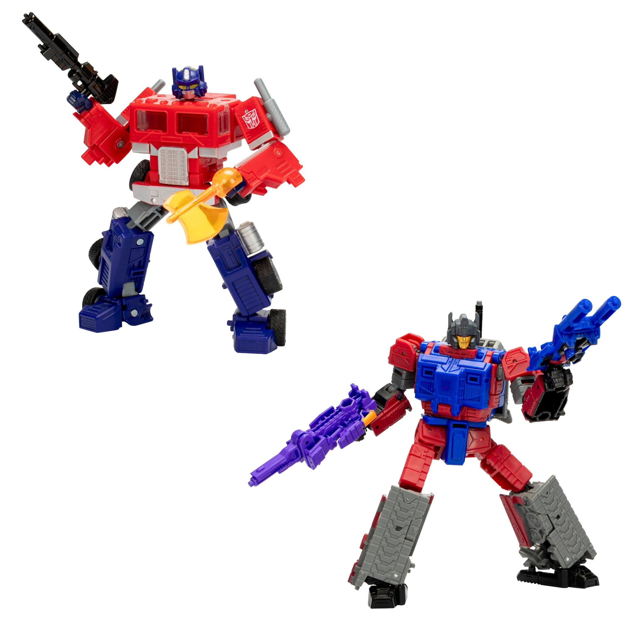 Transformers G1 Universe Optimus Prime and Quake Action Figures, 2-pack