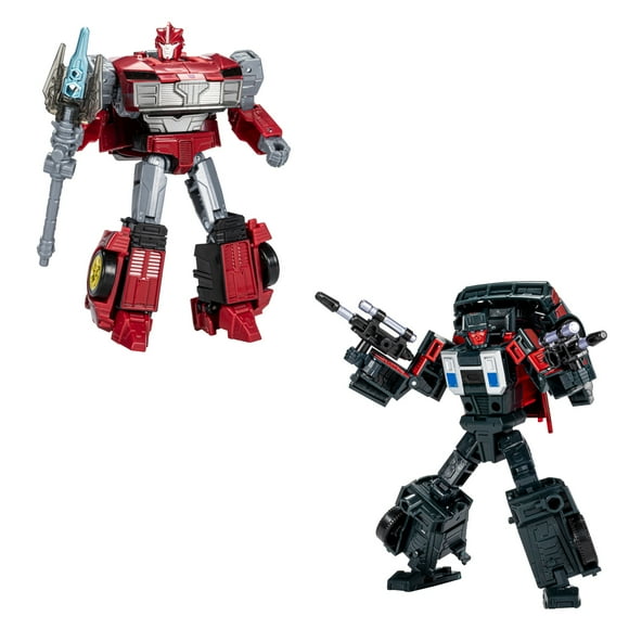Transformers Decepticon Wild Rider and Prime Universe Knock-Out Action Figures, 2-pack