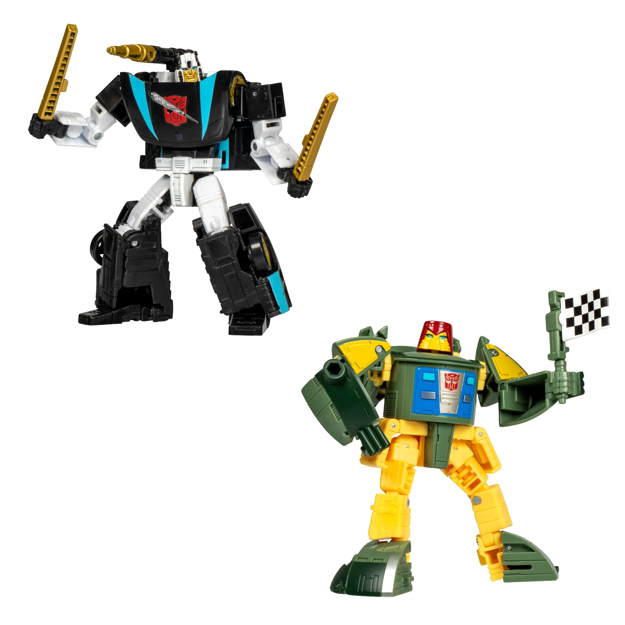 The Coupon deal of  Transformers Legacy United Deluxe Class: Armada Universe Wheeljack and Autobot Cosmos Action Figures, 2-pack