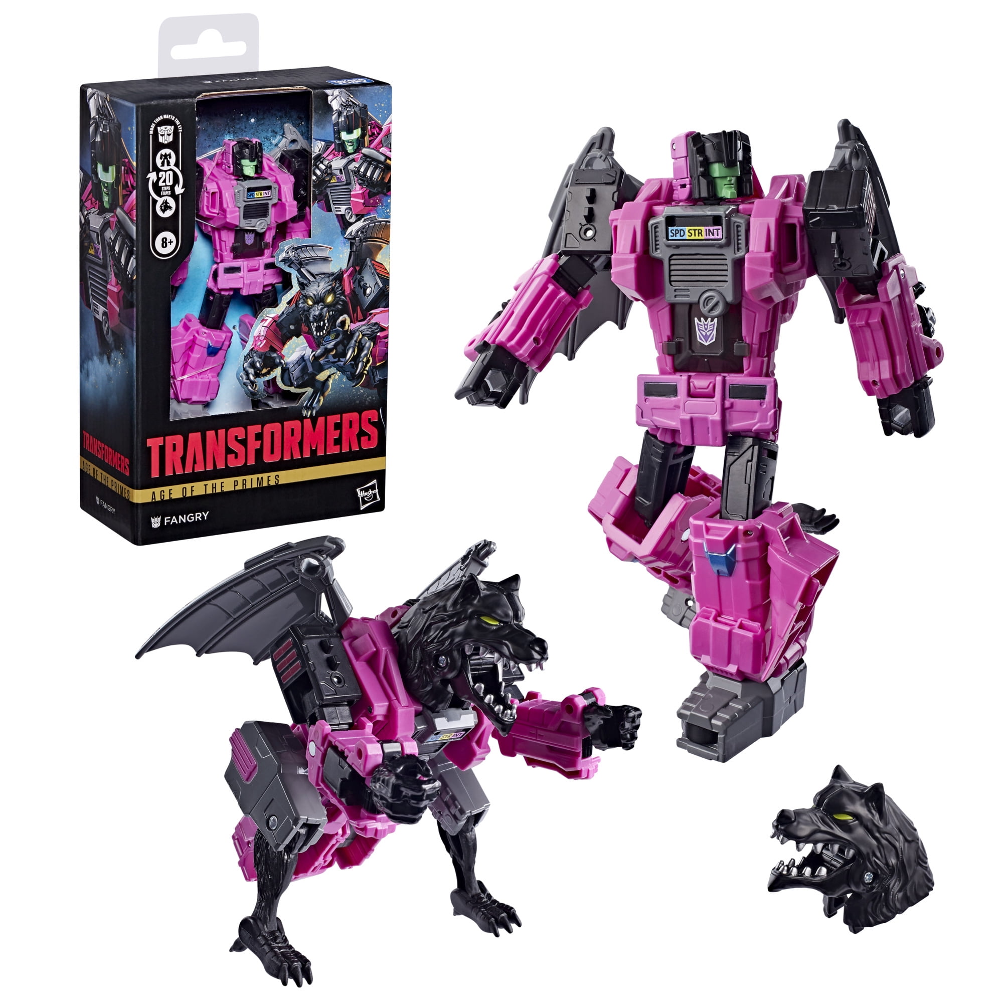 Transformers Toys Age of the Primes Fangry 5.25-inch Action Figure, 8+