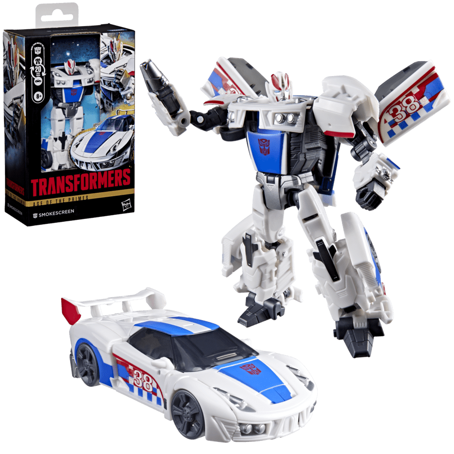 Transformers Toys Age of the Primes Smokescreen 5.25-inch Action Figure, 8+