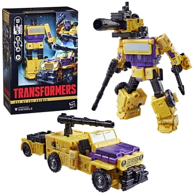 Transformers Toys Age of the Primes Combaticon Swindle 6.5-inch Action Figure, 8+