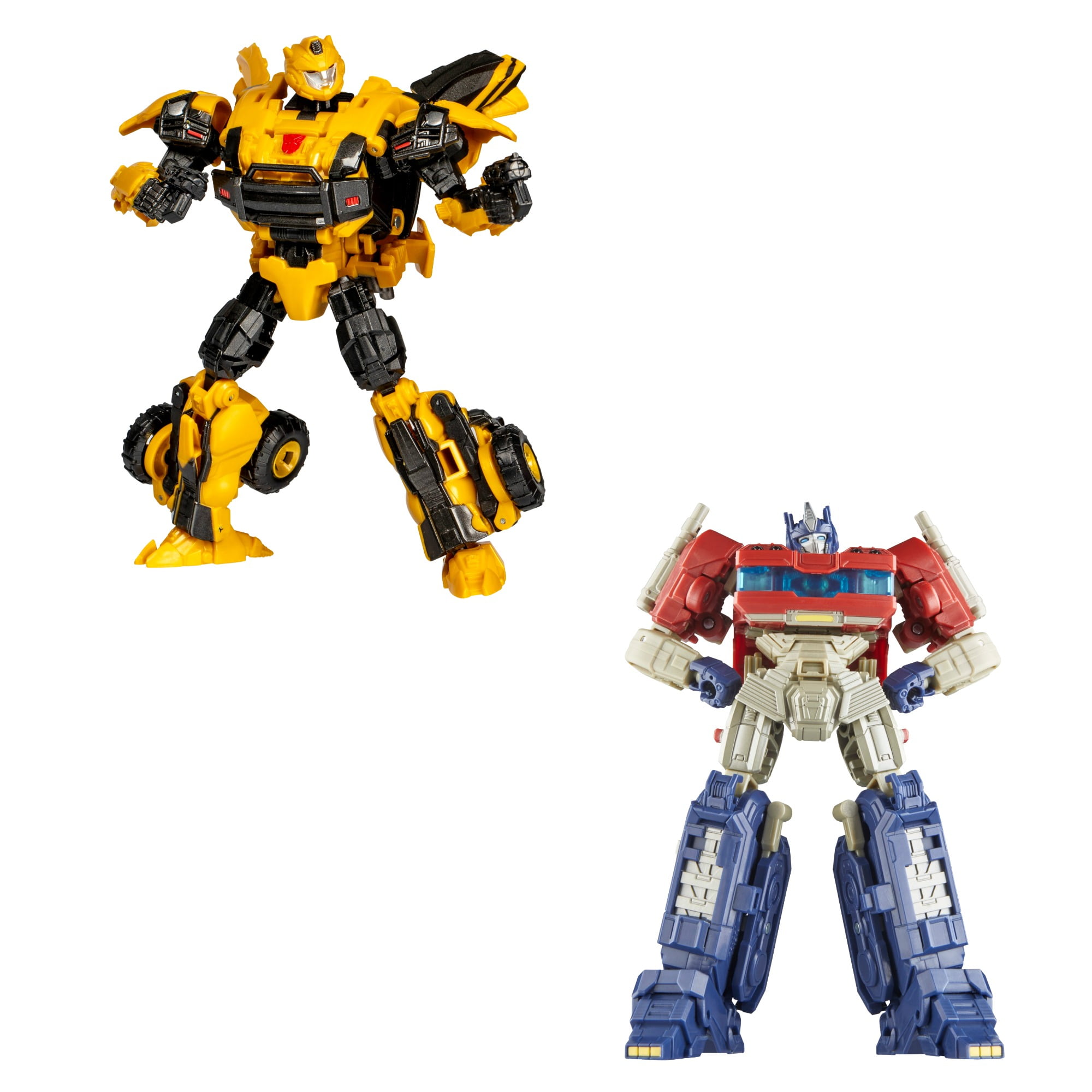 Transformers Studio Series Reactivate 10 Gamer Edition Bumblebee and One 112 Optimus Prime Action Figures, 2-pack