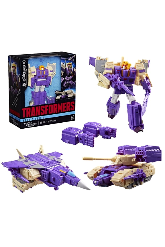 Toys Studio Series The Transformers: The Movie Blitzwing 7-inch Action Figure, 8+