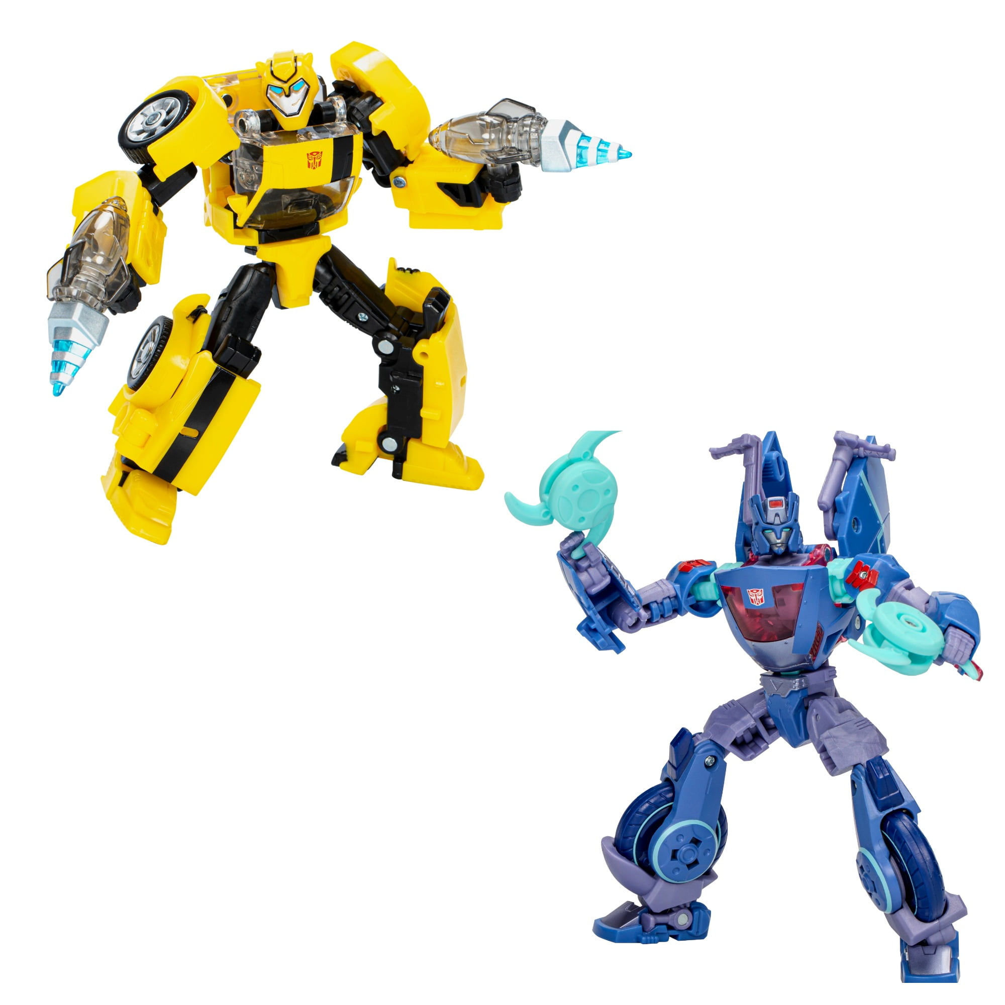Transformers Animated Universe Bumblebee and Cyberverse Chromia