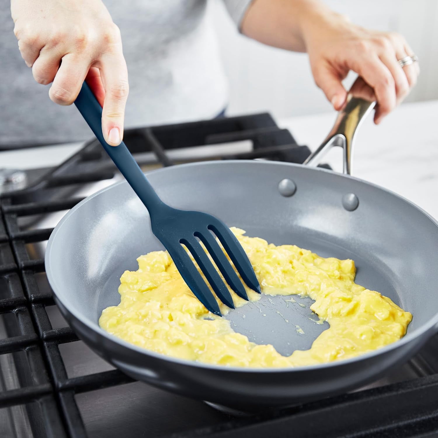 TRA-Silicone Ultimate Fork, Mixing Stirring Serving, Cooking Kitchen ...