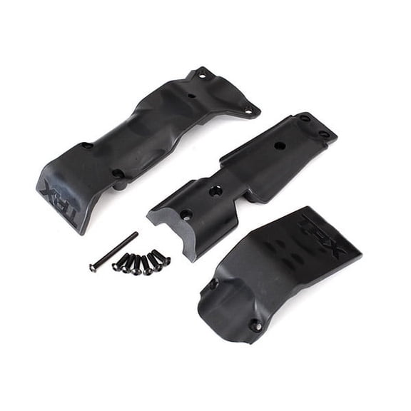 Skid plate set, front/ skid plate, rear/ 3x10 BCS (6)/ 3x30 BCS (1) (fits #8629 & 8630 bulkheads)