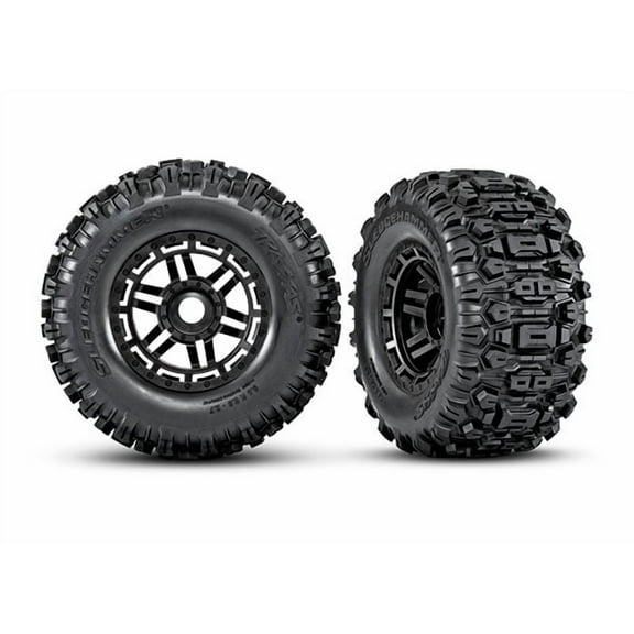 Traxxas 8973 Tires & Wheels, Assembled, Glued