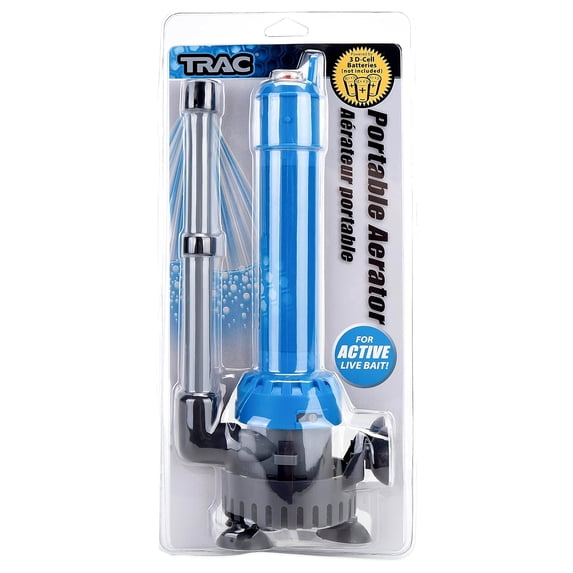 TRAC Outdoor Products Portable Aerator with Adjustable Spray for Bait Wells and Coolers