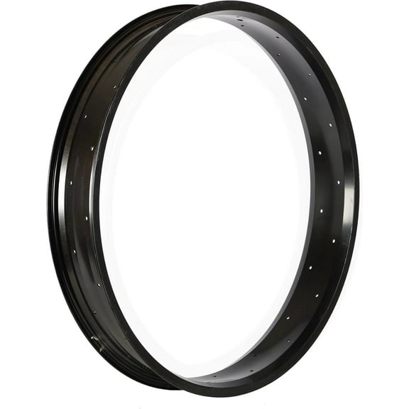 TRACER 26-inch 95mm Fat Tire Bicycle Rim - Lightweight Aluminum Alloy Rims for Beach Cars, Fat Bikes and Stretched Chopper Bikes (RM-TR952636-MBK)