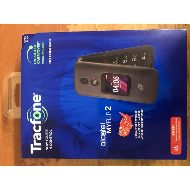 TRACFONE FLIP PHONE ALCATEL MY FLIP 2
