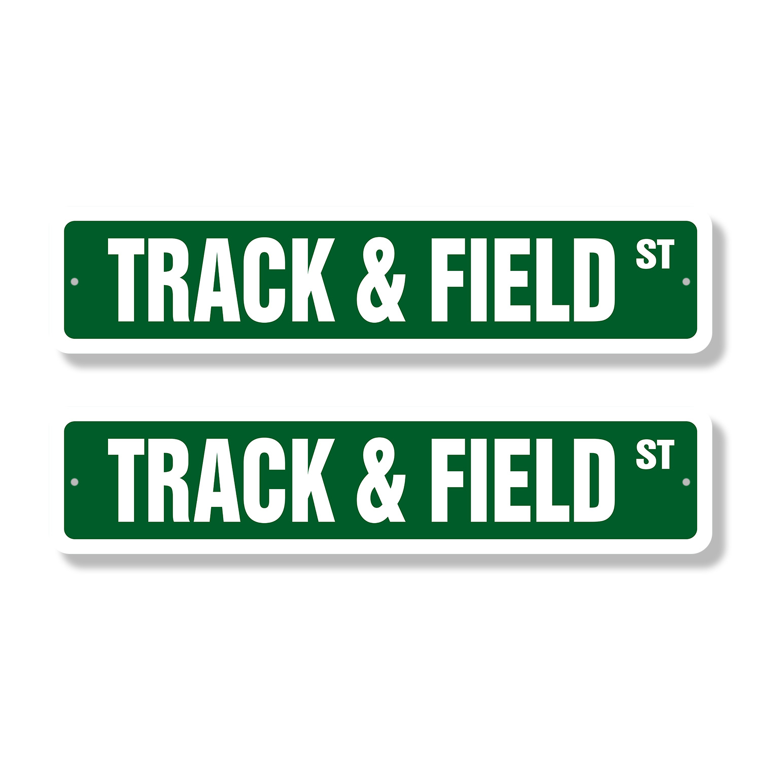 TRACK & FIELD Classic Street Sign (2 Pack) hurdling pole vault high ...