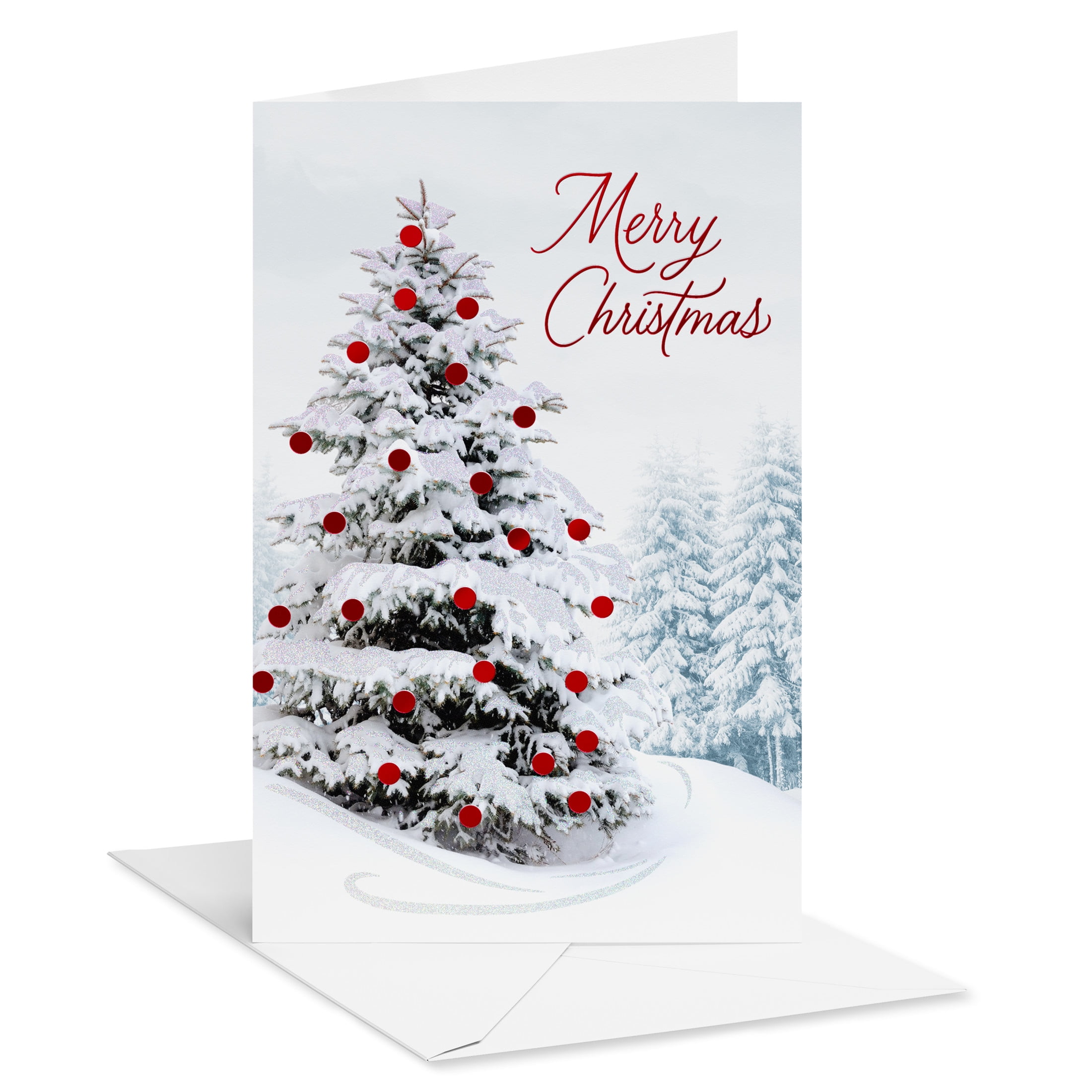 American Greetings Traditional Christmas Card Bundle, Tree (18-Count)