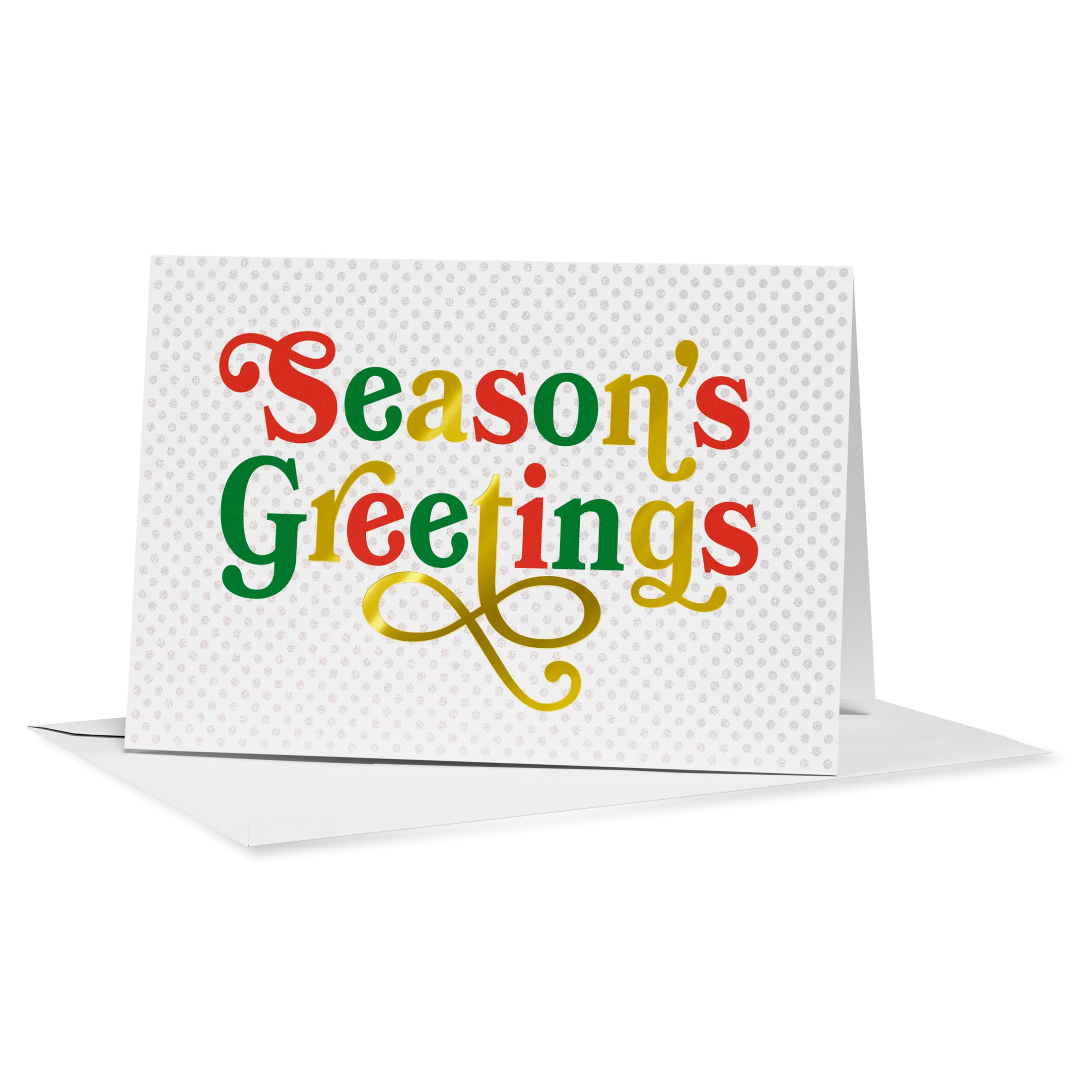 American Greetings Traditional Christmas Card Bundle, Season's Greetings (18-Count)