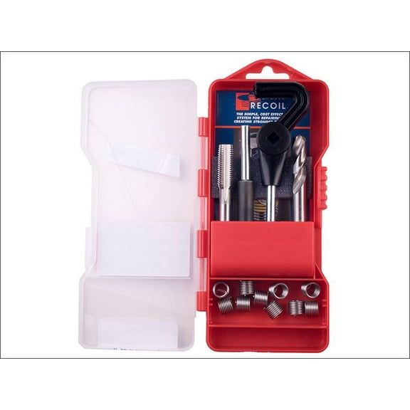 TRADE SERIES THREAD REPAIR KIT, THREAD SIZE M12 - 1.5 ISO, 2-WAY TOOL, TAP, BIT, TANG-BRK, INSERTS (1.5D) 10 PC EA (1