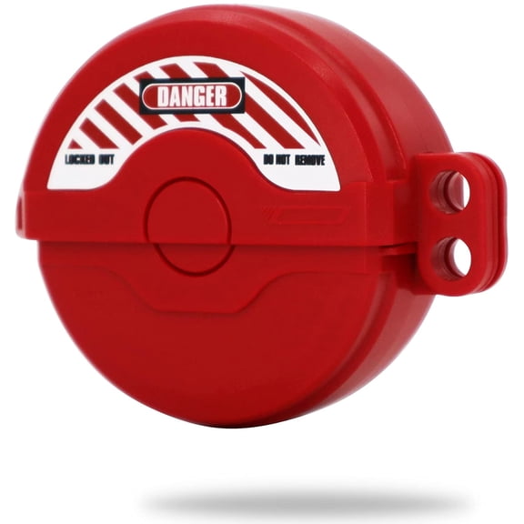 TRADESAFE Gate Valve Lockout Device, Valve Lockout for 1” to 2-1/2” Handle Diameter, 3/4" Stem Diameter