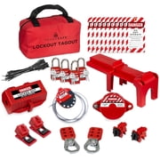 TRADESAFE Lockout Tagout Kit, LOTO Kit 25 Pcs, 2 Keys per Lock for Lock Out Tag Out