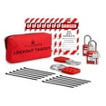 thumbnail image 1 of TRADESAFE Lockout Tagout Kit, Lockout Kit 13 Pcs, 2 Keys per Lock for Electrical Safety Lockout, 1 of 9
