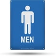 thumbnail image 1 of TRADESAFE Mens Restroom Sign, Men Only Sign, 7” x 10”, 40 Mil Aluminum Bathroom Door Signs, 1 of 6