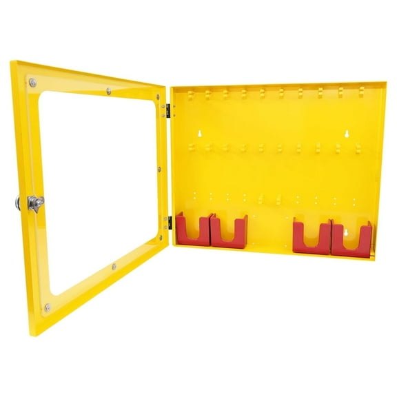 TRADESAFE Steel Lockout Tagout Kit Station, Unfilled LOTO Kit for OSHA Compliant Lock Out Tag Out