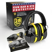 TradeSmart Eye & Ear Protection for Shooting, NRR 28 Range Kit