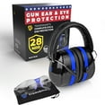 thumbnail image 1 of TradeSmart Ear and Eye Protection for Shooting, NRR 28, Clear Glasses, 1 of 11