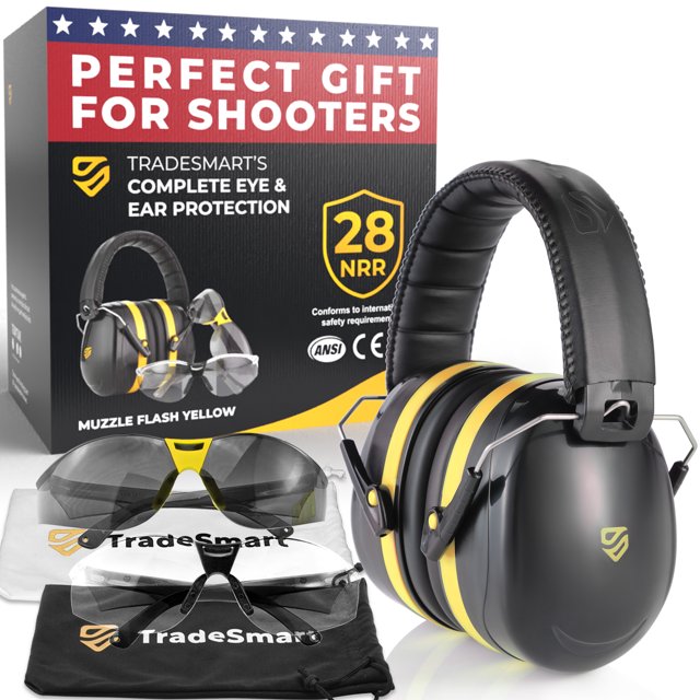 TRADESMART Hearing Protection/Ear and Eye Protection for Shooting