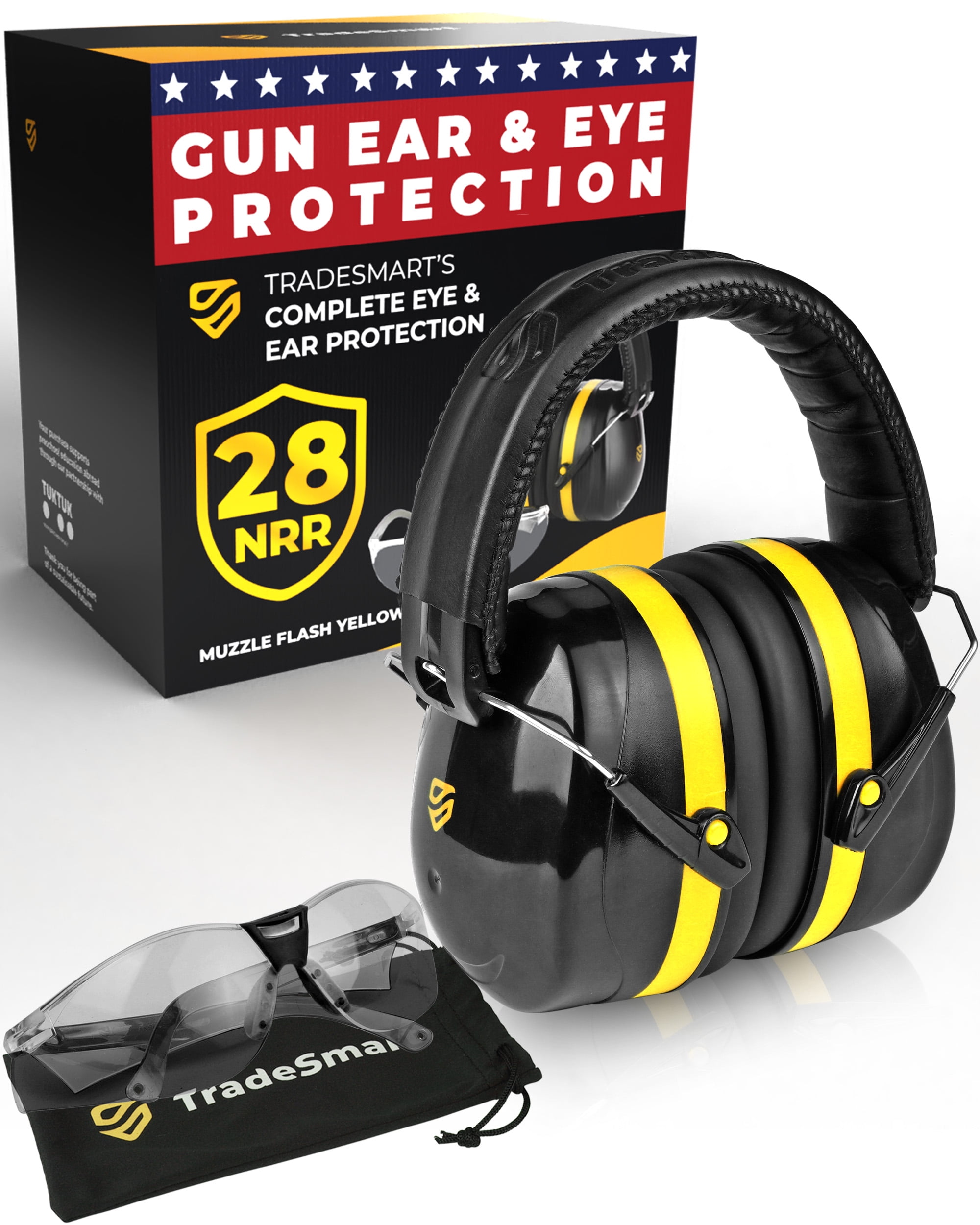 TRADESMART Hearing Protection for Shooting Range Ear and Eye