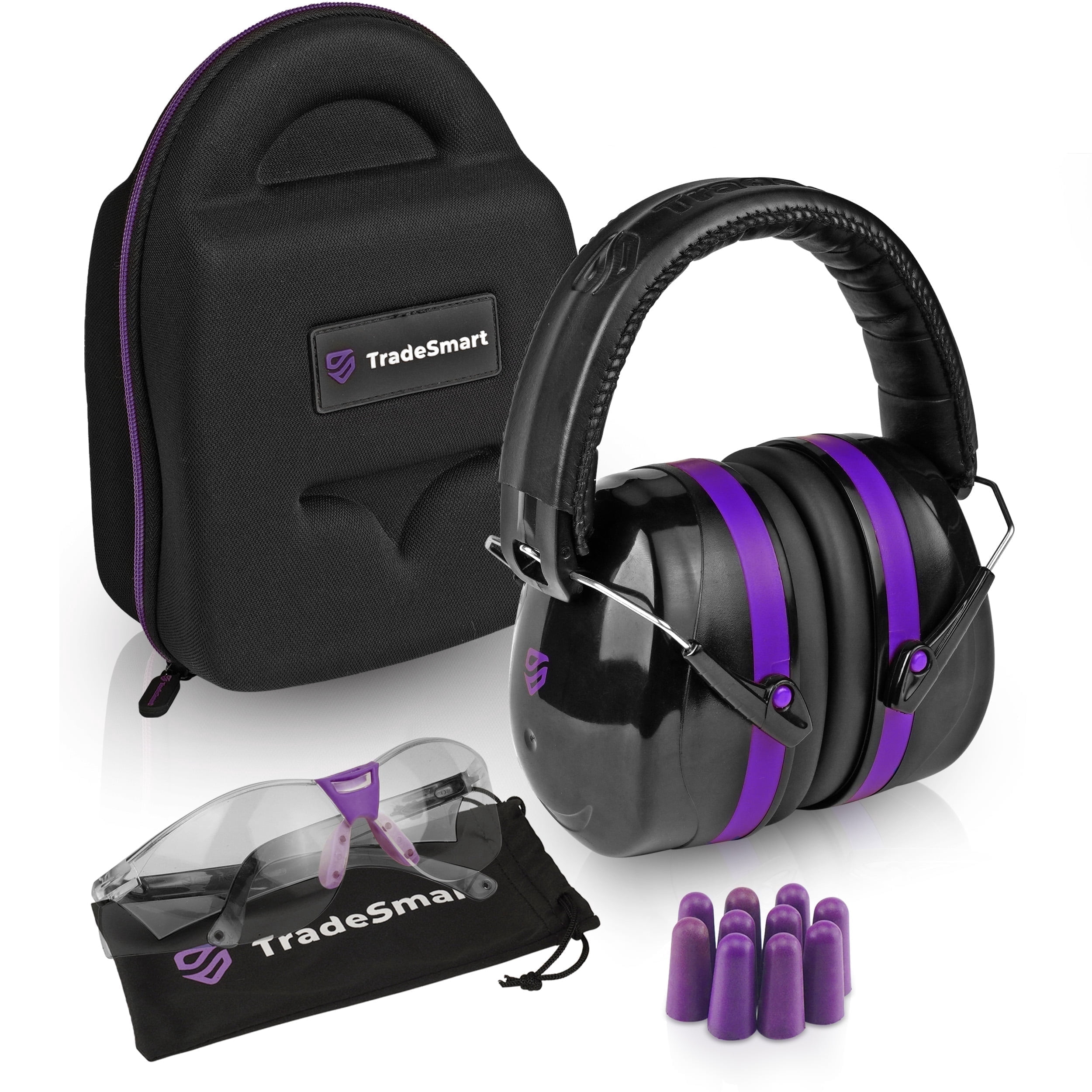 Earsmart Guards TradeSmart Eye and Ear Protection for Shooting, NRR 28 with Hard Case ...