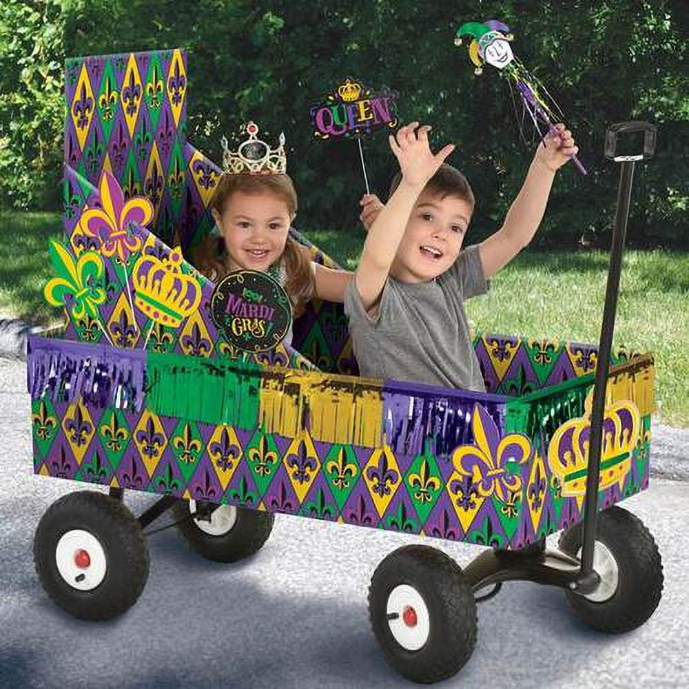 mardi gras wagon decorating kit