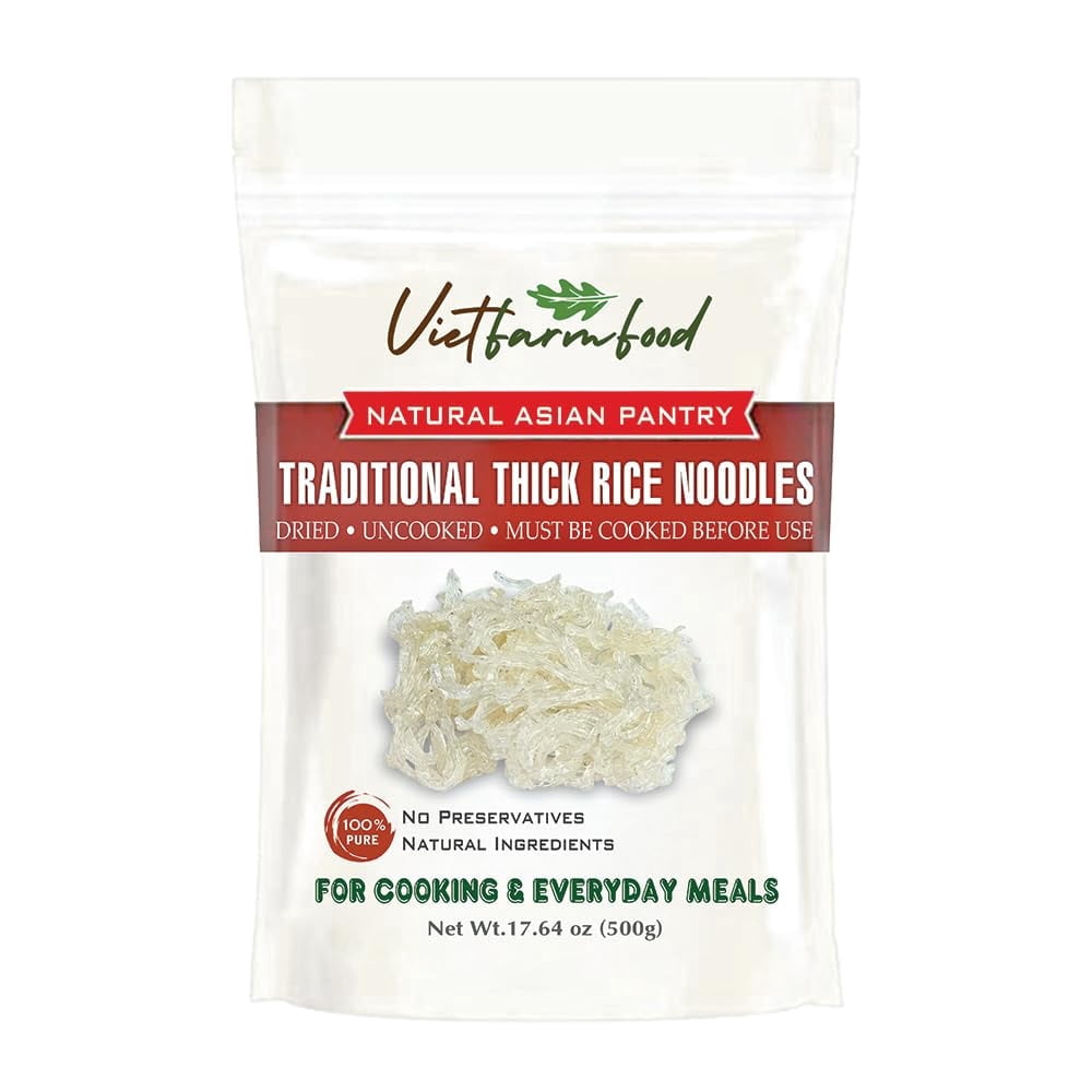 TRADITIONAL THICK RICE NOODLES VIETFARMFOOD - Authentic Dried ...