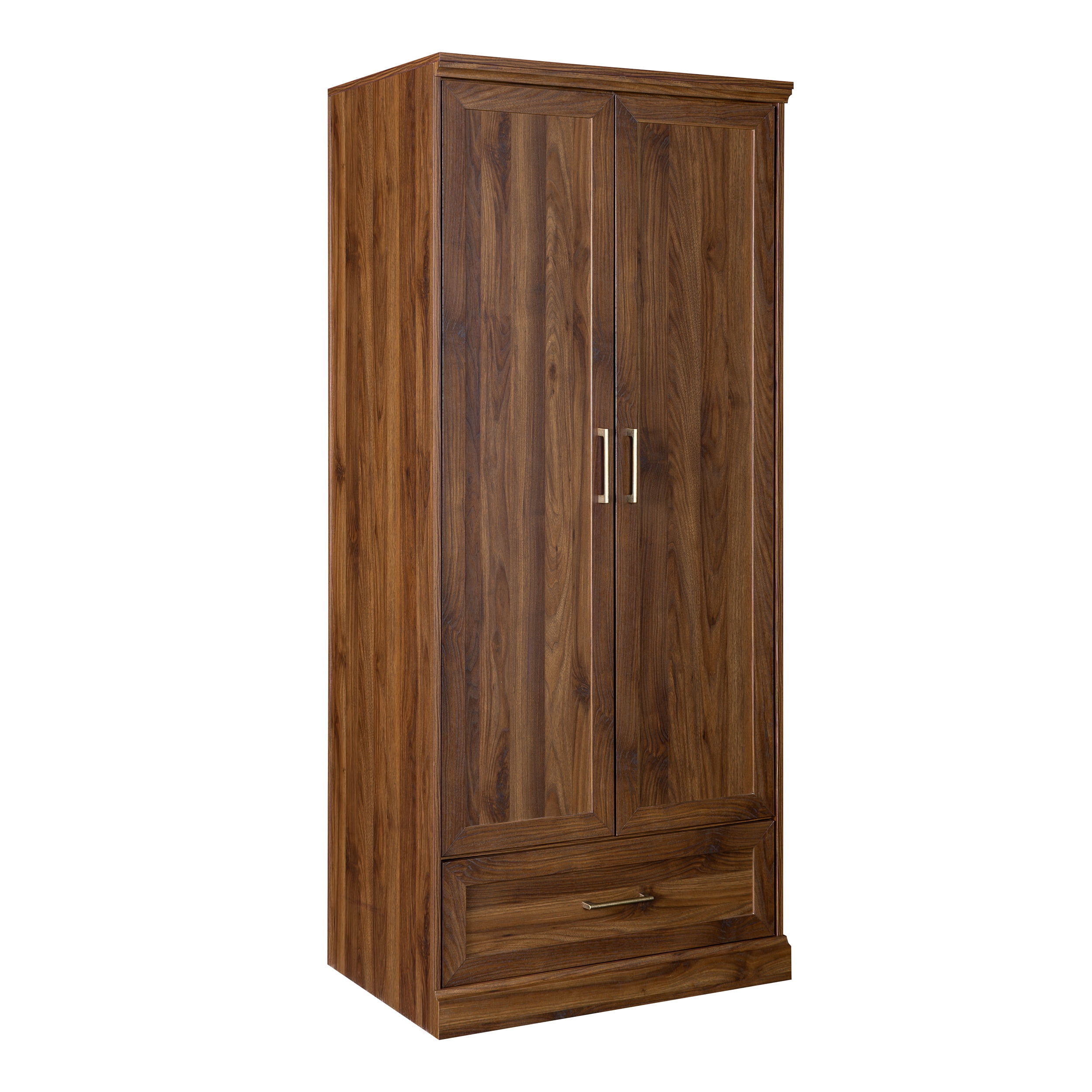 Mainstays Traditional Refined 71" Wardrobe, Canyon Walnut Finish
