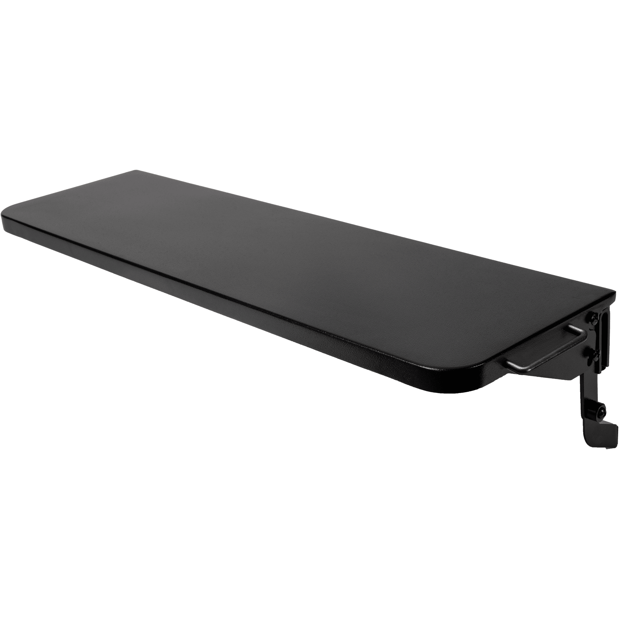 Black Steel XL Pop-And-Lock Folding Grill Shelf